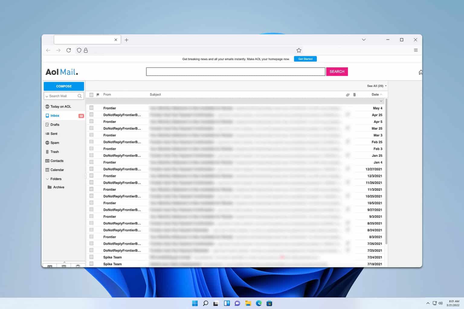 aol mail forwarding