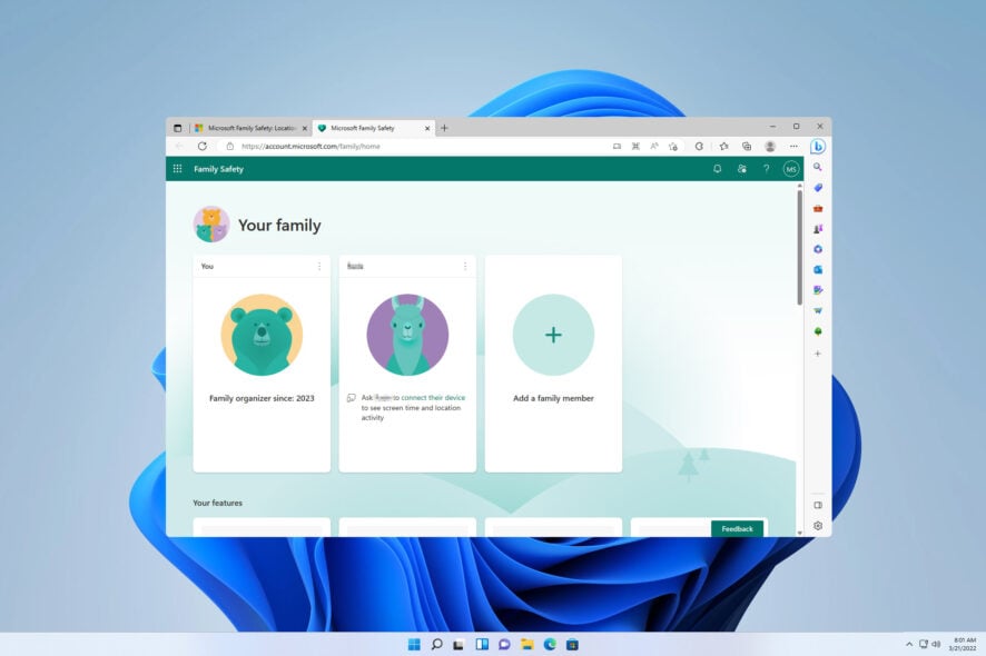 disable family safety windows 11
