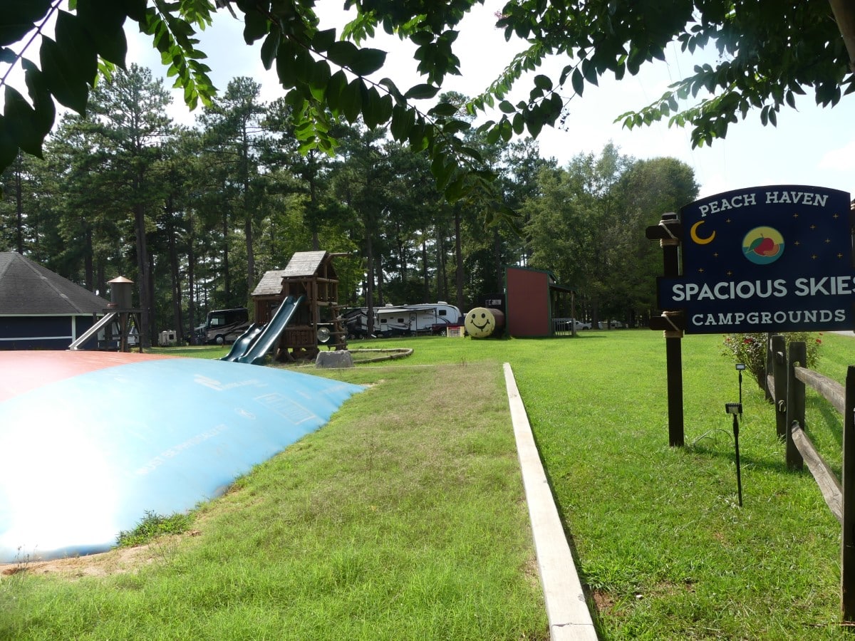 Spacious Skies Peach Haven Review: South Carolina Campground near Gaffney