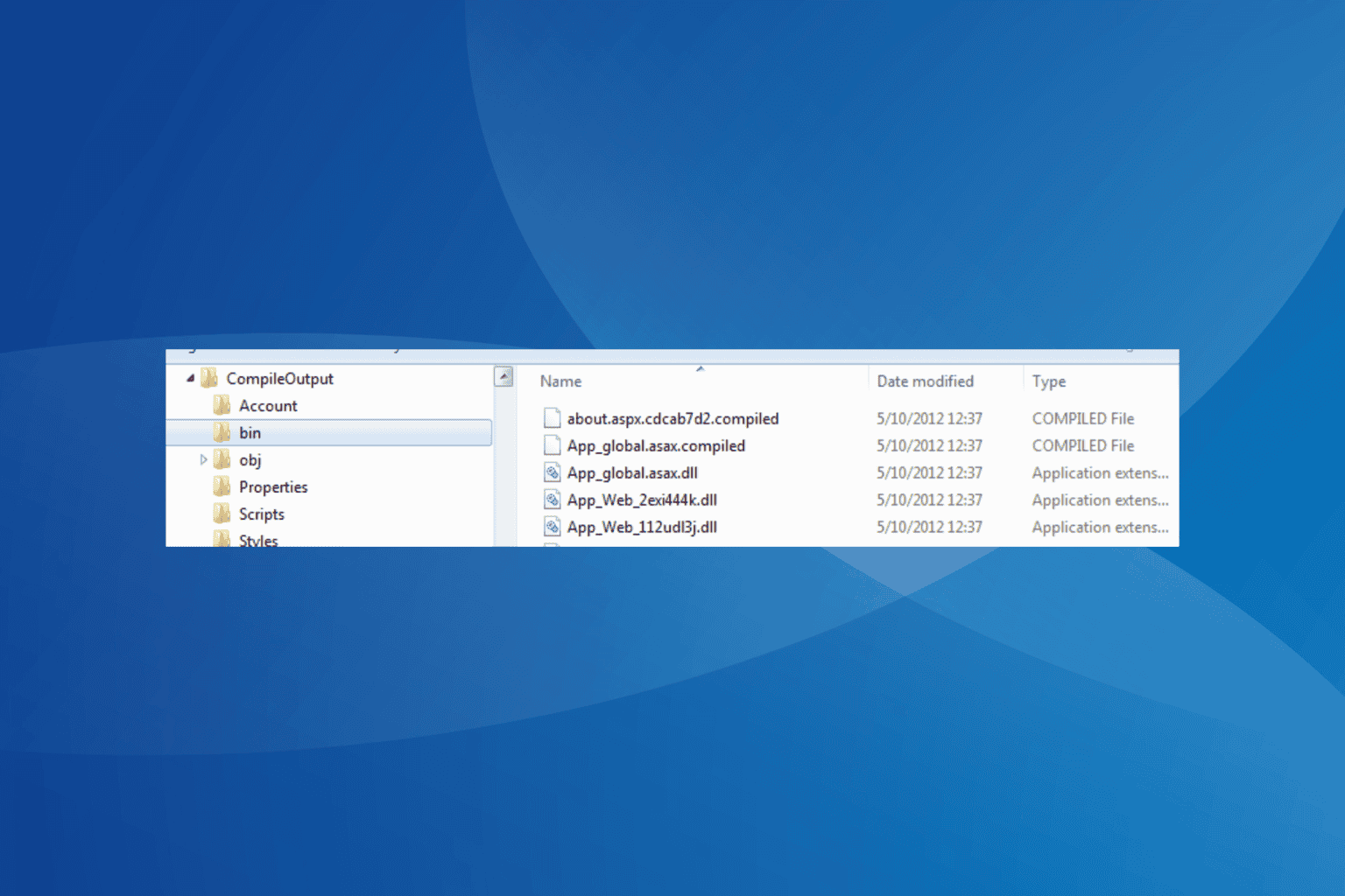 fix app_global.asax.dll - 'access is denied error