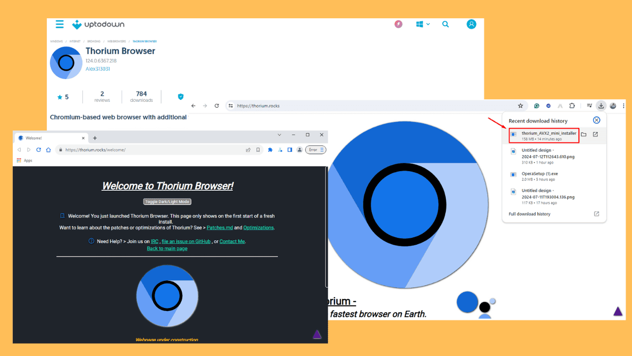 Thorium Browser Download